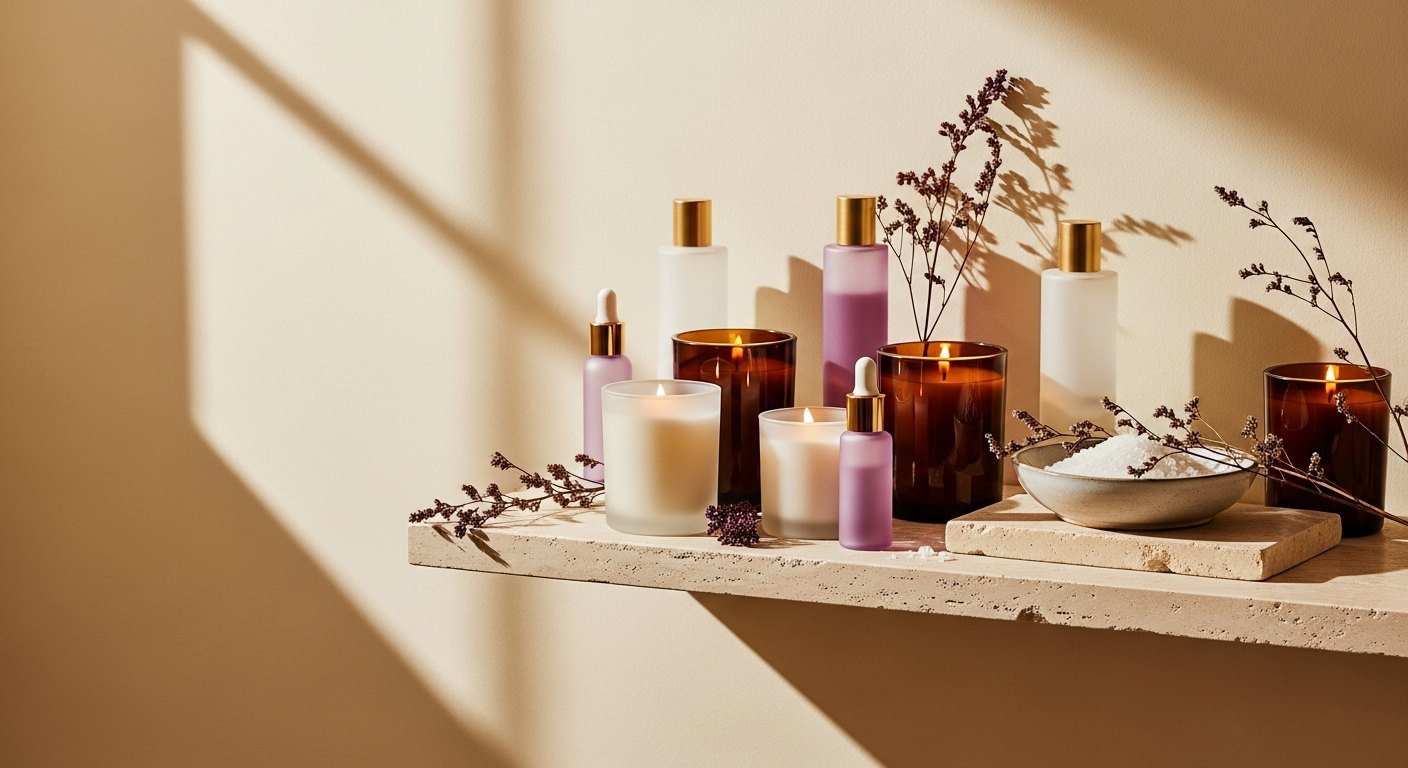 50 Wellness Goods apothecary shelf